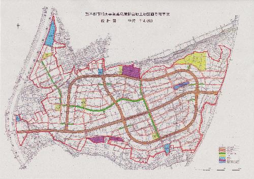 嘉島東部台地土地区画整理事業 設計図